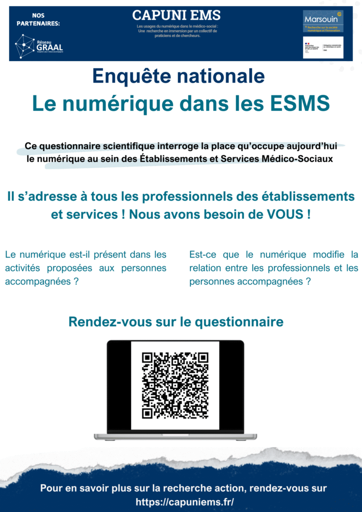 Questionnaire professionnels Vague 2 avec QR code